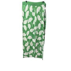 PLUS SIZE Diane Von Furstenberg for Target ginkgo leaf design high waisted, wide